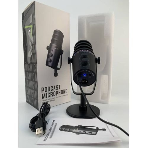 PODCAST MICROPHONE - USB and XLR OUTPUT