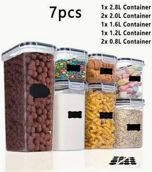Food storage container set 7pcs