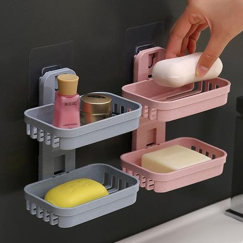 Double layer soap rack(1 piece)