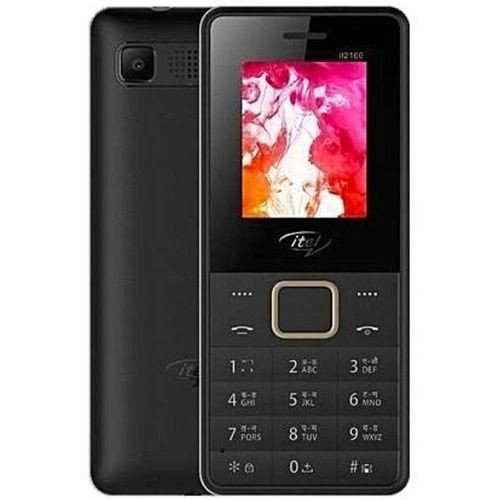 itel It2160 Dual SIM, Back Camera, Memory Card Slot, Black