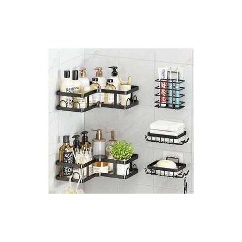 Corner shower rack caddy