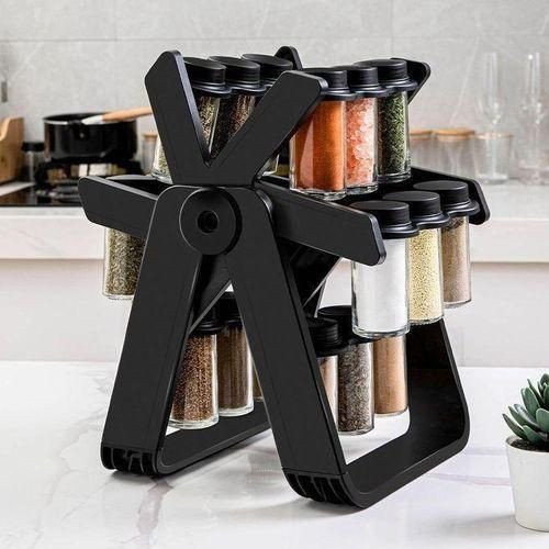 18jar rotating spice rack
